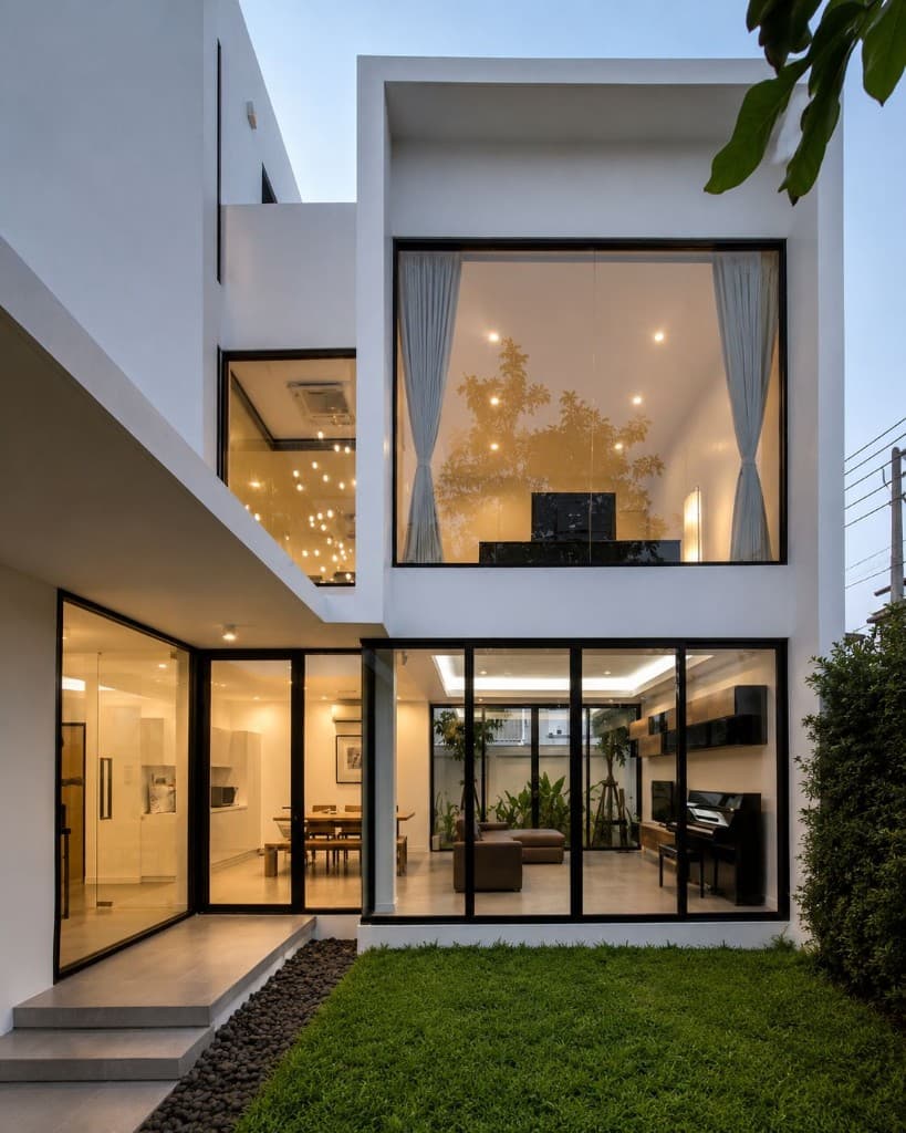 Monochrome Modern Villa