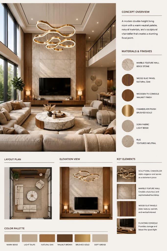 Double-Height Living Concept