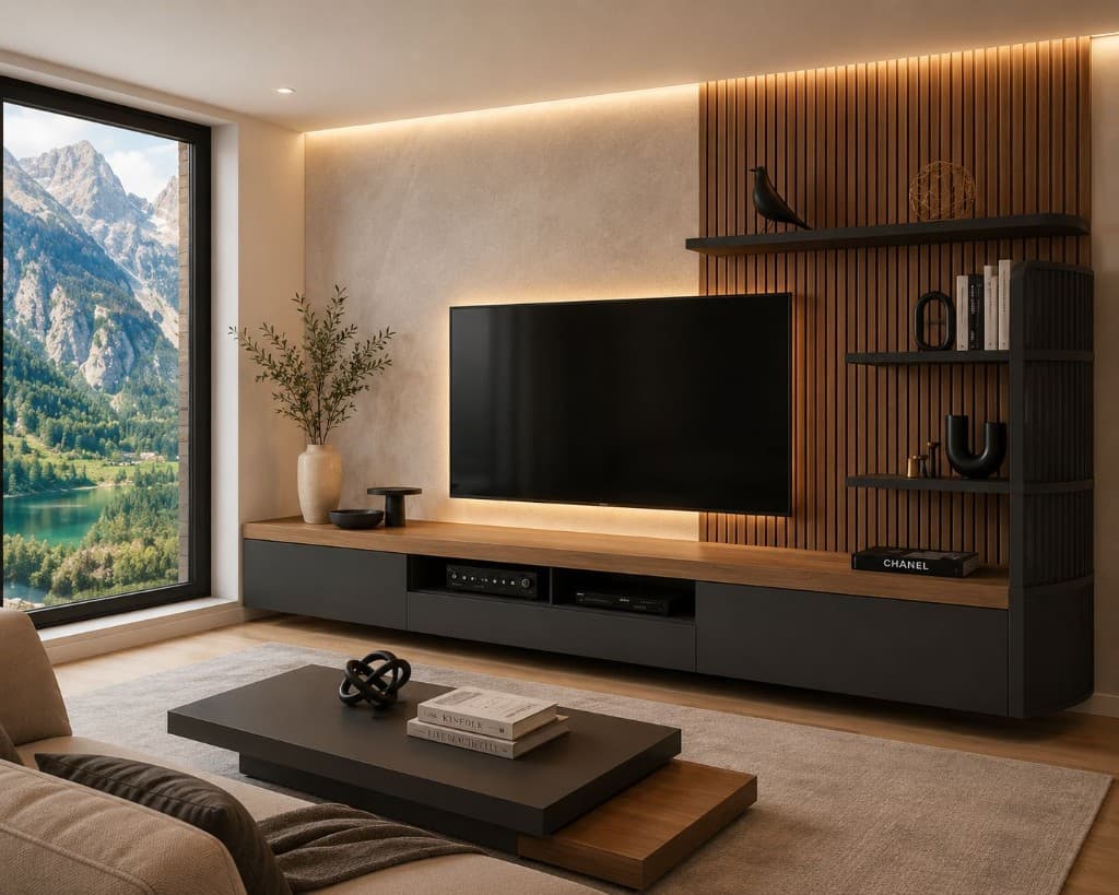 Lakeside Entertainment Wall