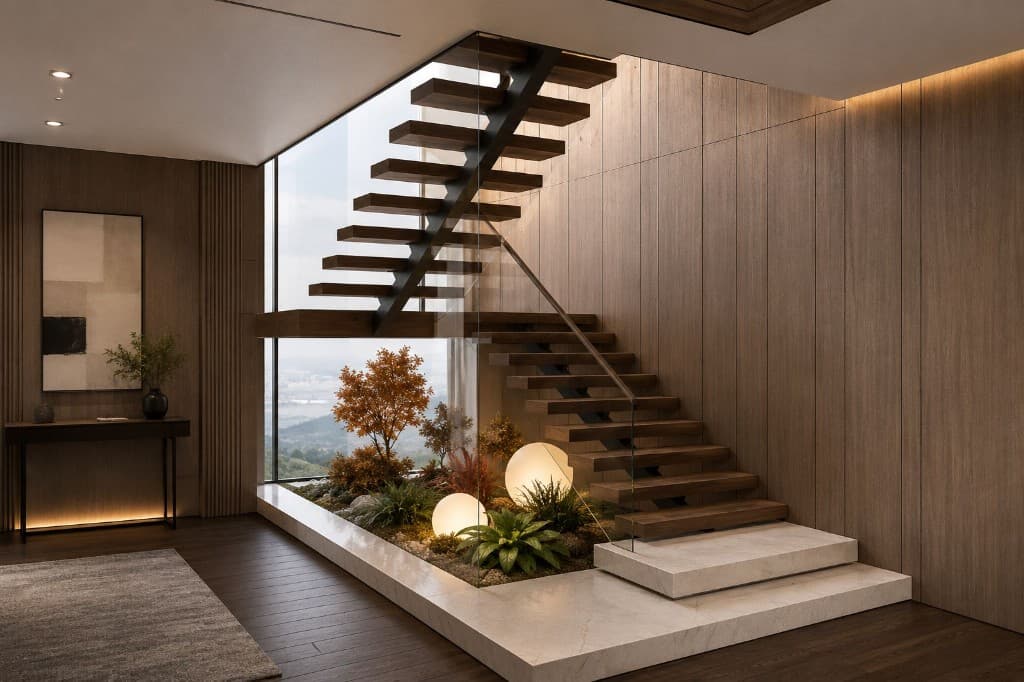 Floating Stair & Garden