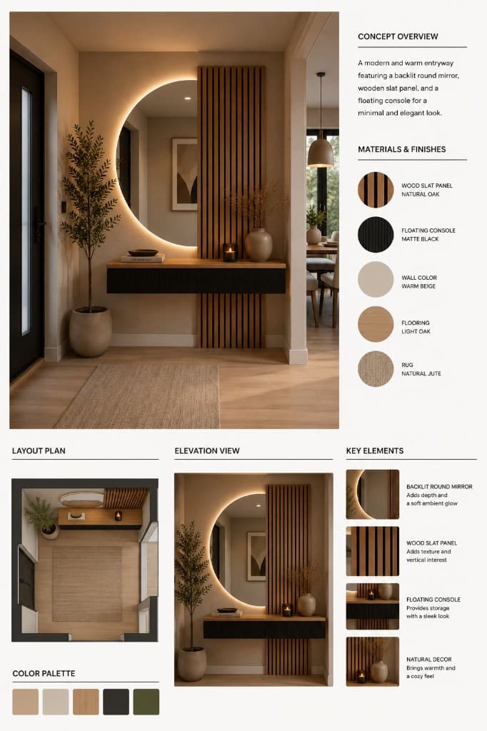 Warm Entryway Concept