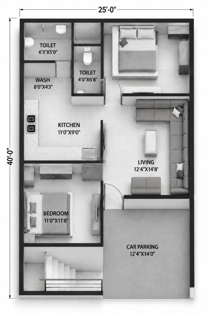 Crescent Residence Layout